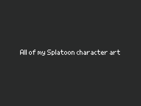 -My Splatoon art through the years- 2020–2023