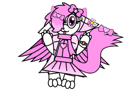 Starry With A Different Front Hair And A Double Ponytail!