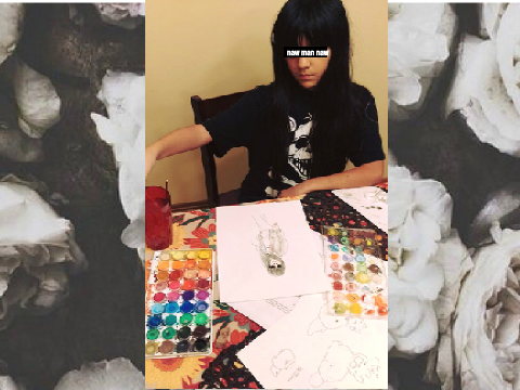 paintings +Process 0f 0ne painting