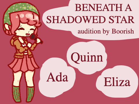 open auditions || beneath a shadowed star remix