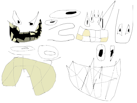 cursed faces