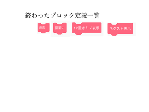 ブロック定義　解説求む