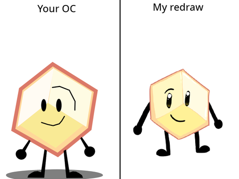 Redraw of readysethygo's OC