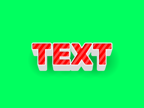 Free 3D Text → Text