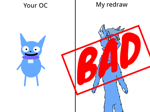 Redraw of ice_dog_stu's OC