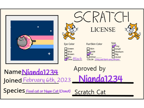 My Scratch License @Nianda1234
