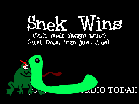 Snek vs. Frug: A Scratchy Battle