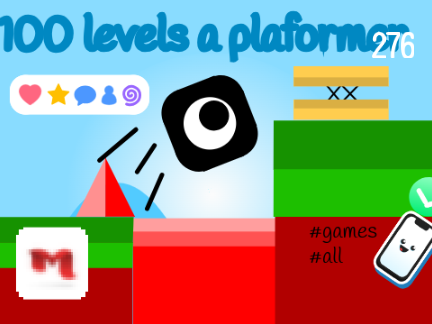 |100 level's| a platformer #games #all #music