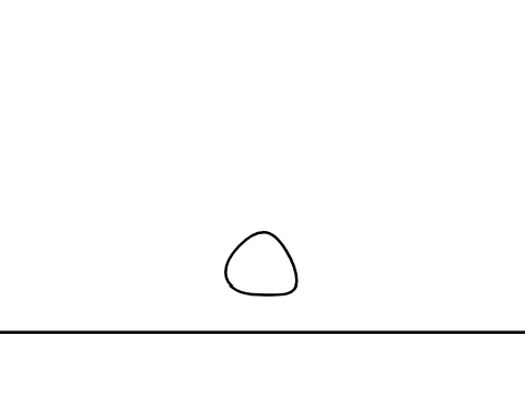 A bad bounce animation
