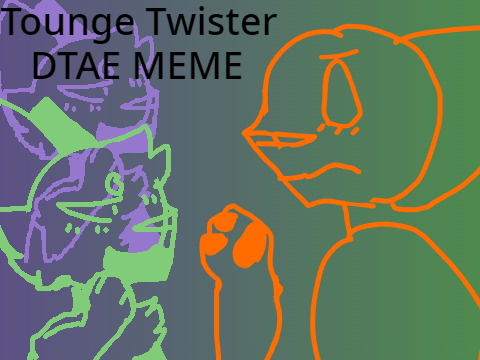 disgusting tongue twister meme