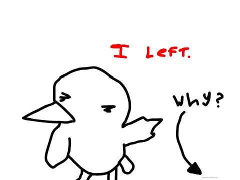 I left scratch