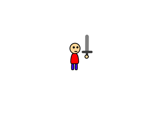 player swinging sword animation