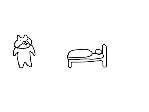 ふとんにもぐるだけ
