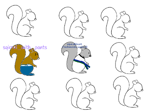add yourself as a squirrel remix
