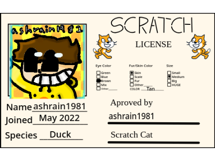 Make Your Own Scratch License remix