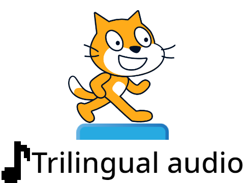 Trilingual audio example