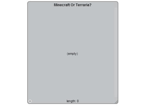 Minecraft or terraria?