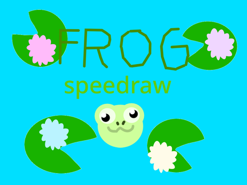 Frog called Bob speedraw