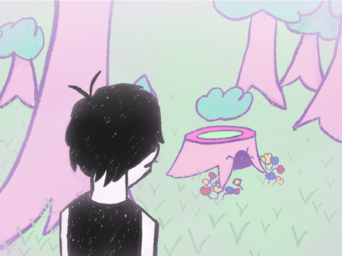 OMORI art challenge: Spaces Inbetween. Day 4