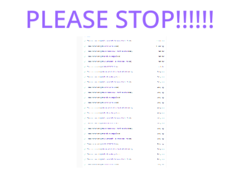 STOP GIVING ME STUDIO MESSAGES