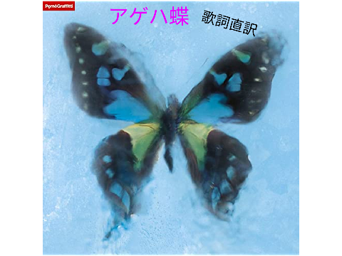 歌詞を直訳　アゲハ蝶　ポルノグラフティ
