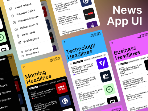 News App UI