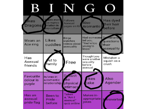 Ace bingo card thingy