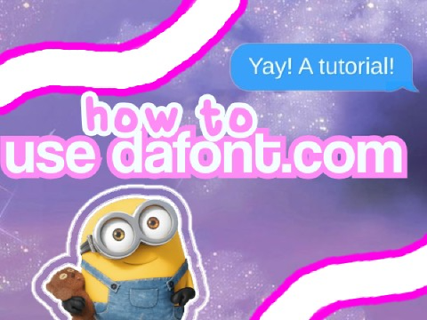 How to use dafont.com