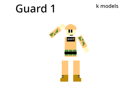 guard 1 realistic animations