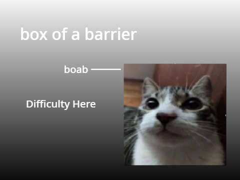 box of a barrier