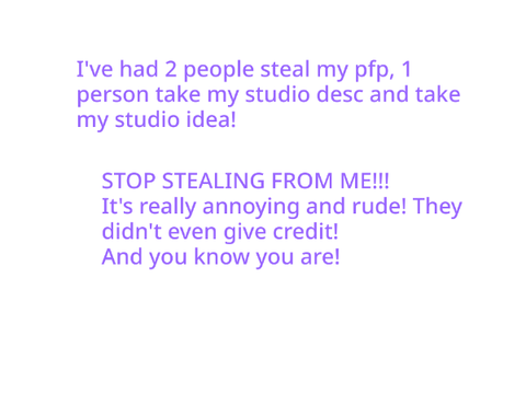 Stop Stealing!