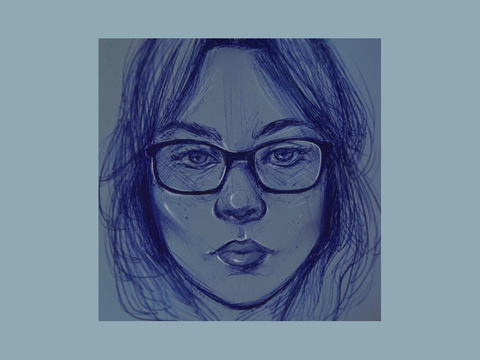 self portrait sketch