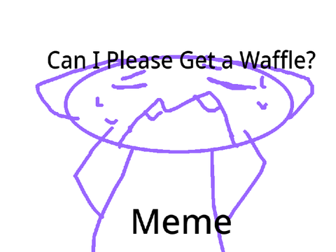 Can I please get a waffle? | meme
