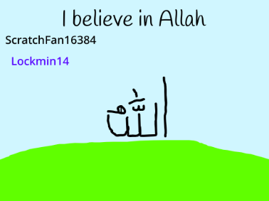 Sign your username if you believe in Allah remix