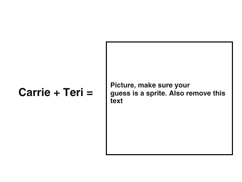 Try to guess challenge: What's Carrie + Teri?!?!