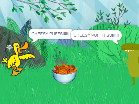 CHEESY PUFFS WAR
