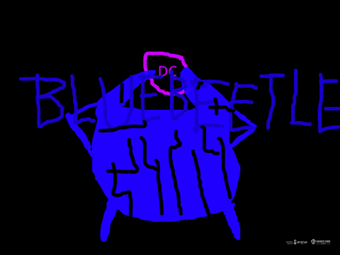 blue beetle poster