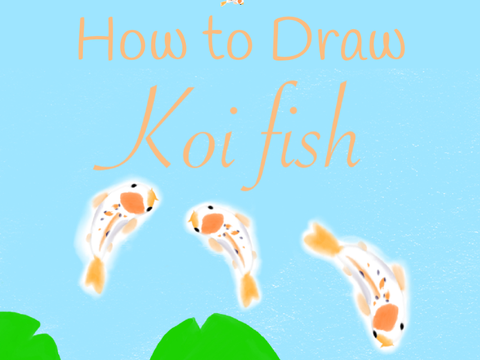 How to draw Koi Fish | a tutorial