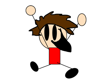 Drew his character.