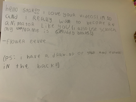 SENDING A LETTER TO STAR!!!!