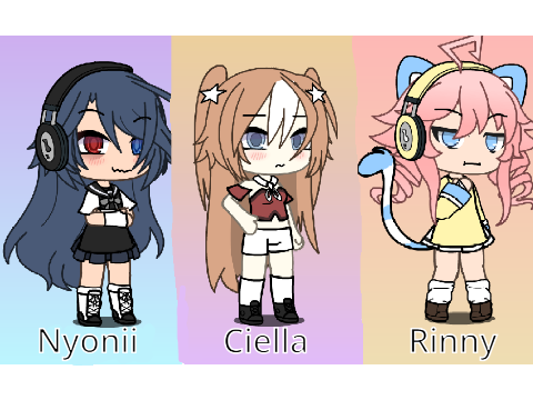☆ Triple Threat !! (nyonii + rinny !!)