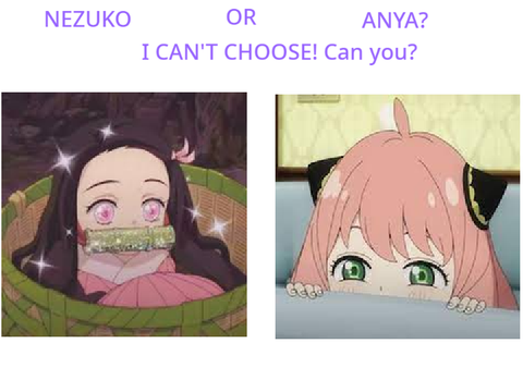 I CAN'T CHOOSE!!