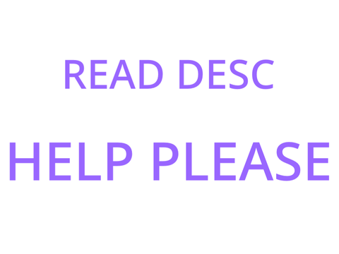 HELP PLS