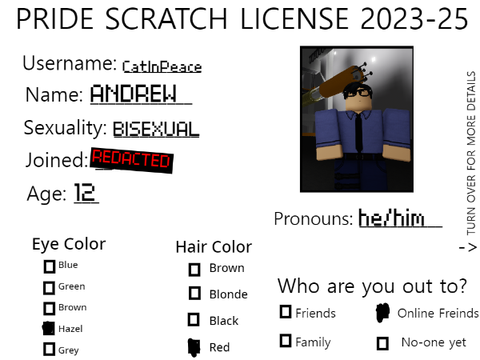 Pride Scratch License Card 2023-25