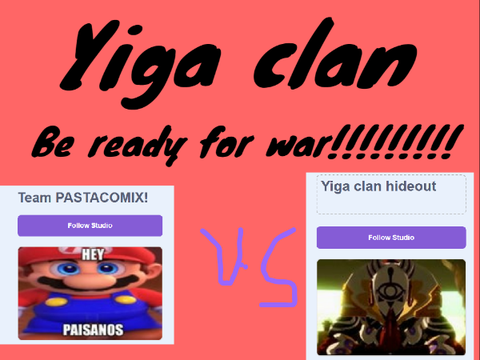 Be ready for war...