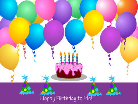 Happy birthday to meeee!
