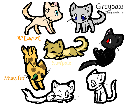 Add yourself as a Warrior Cat!! =^⋅⩊⋅^= remix remix remix