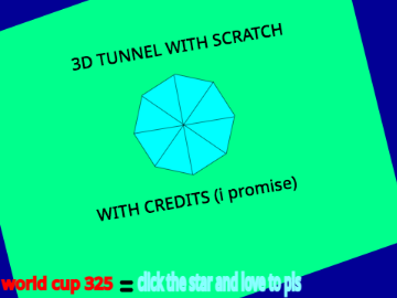 3D tunnel with scratch!!!