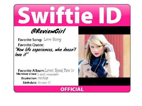swiftie ID <3