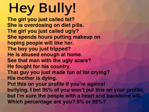 Remix this if you are against bullying remix remix remix remix remix